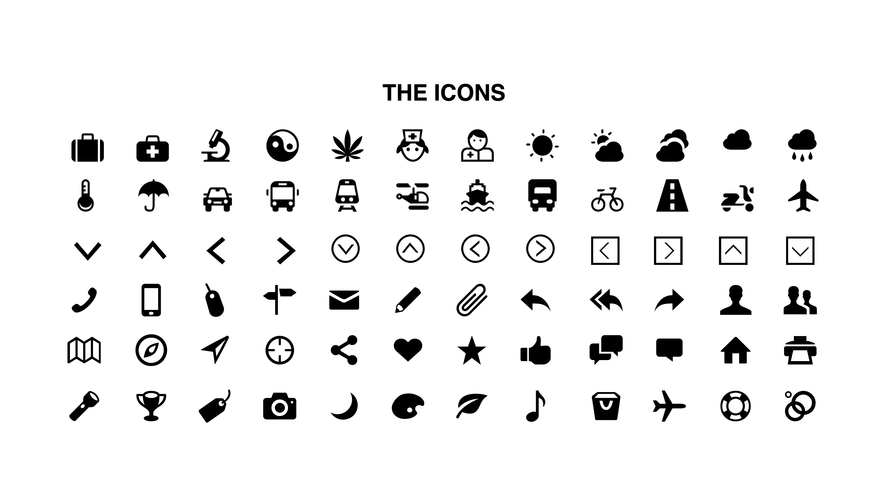Download Vector icons For keynote templates - Free Keynote Templates